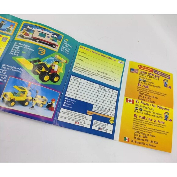Vintage 1995 Or 1996 LEGO System 822681 Catalog Advertisement 90s Lego Nostalgia - Picture 6 of 6
